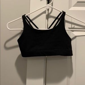 Athleta Girls black sports bra